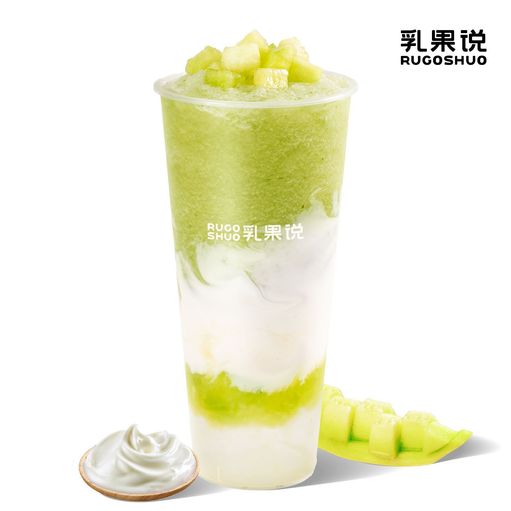 青瓜玫珑酸奶奶昔