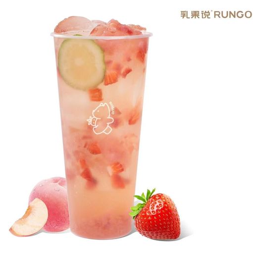 蜜桃莓莓冰茶